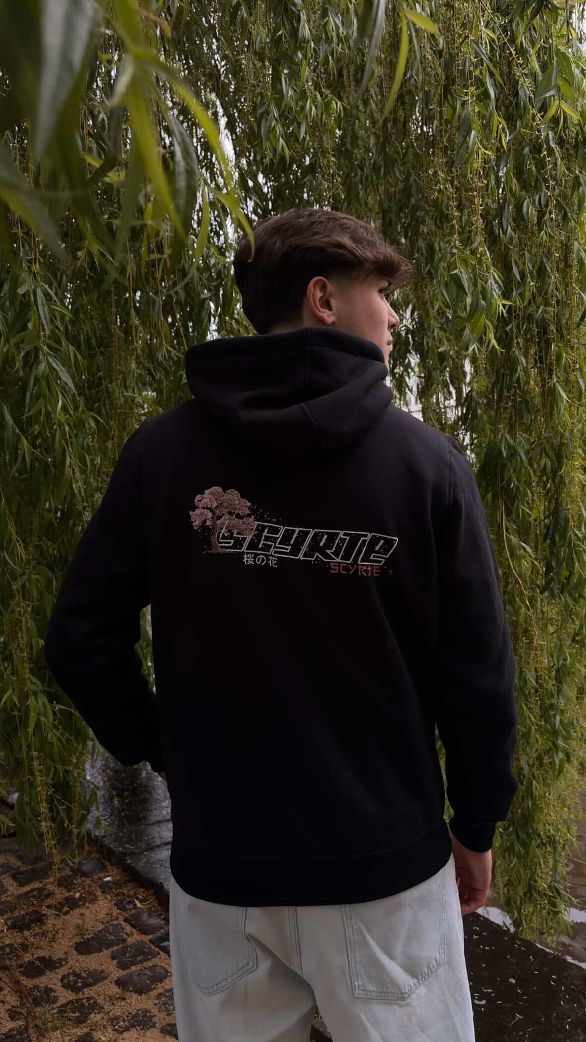 Sakura Hoodie - BLACK