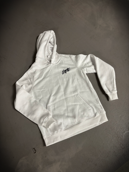 Sweat à capuche C'est La Fucking Vie - BLANC